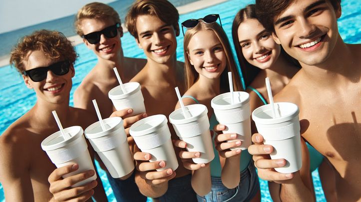 pronájem vratných plastových kelímků